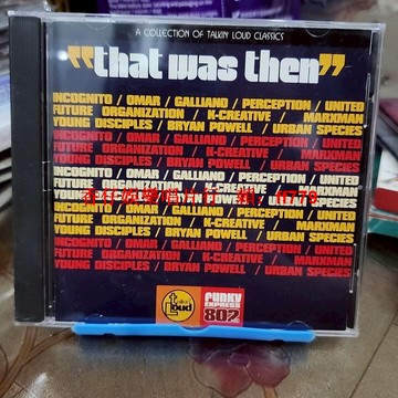 【日版絕版】That Was Then FM802 5周年紀念專輯CD Incognito Galliano Urban Species 經典作品 碟面輕微劃痕 品相私聊