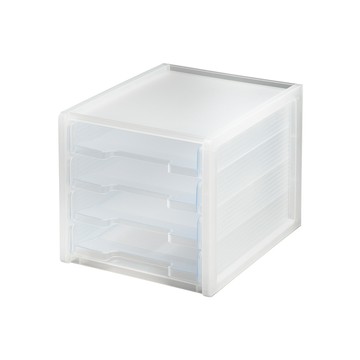 【日本squ+】SOFFICE日製四層A4文件抽屜收納架