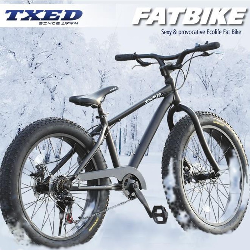 送料無料】ファットバイク ビーチクルーザー 自転車 24インチ FATBIKE ファットバイク シマノ7段変速 | LINEブランドカタログ