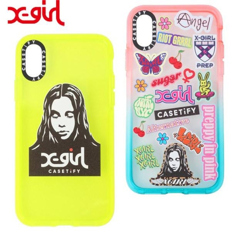 エックスガール X-GIRL X-girl × CASETiFY MOBILE CASE for