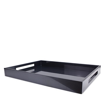 Addison Ross 22 x 16 Carbon Lacquer Tray