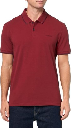 Calvin Klein 男字母刺繡Polo衫