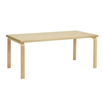 Aalto Table 83 矩形桌（原木色、182 x 91 公分）