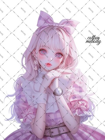 original sticker no.1974 人物貼紙 原創貼紙 原創人物貼紙 裝飾貼紙 cotton melody