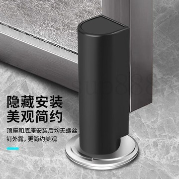 臺灣出貨隱形極窄門吸免打孔新款防撞門擋臥室木門超薄強磁鐵磁吸地吸防風
