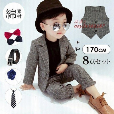 大きいサイズ 追加170CM 送料無料子供スーツ 子どもスーツ 8点セットフォーマルスーツ 男の子スーツジュニア 入園式 七五三卒業式 卒園式