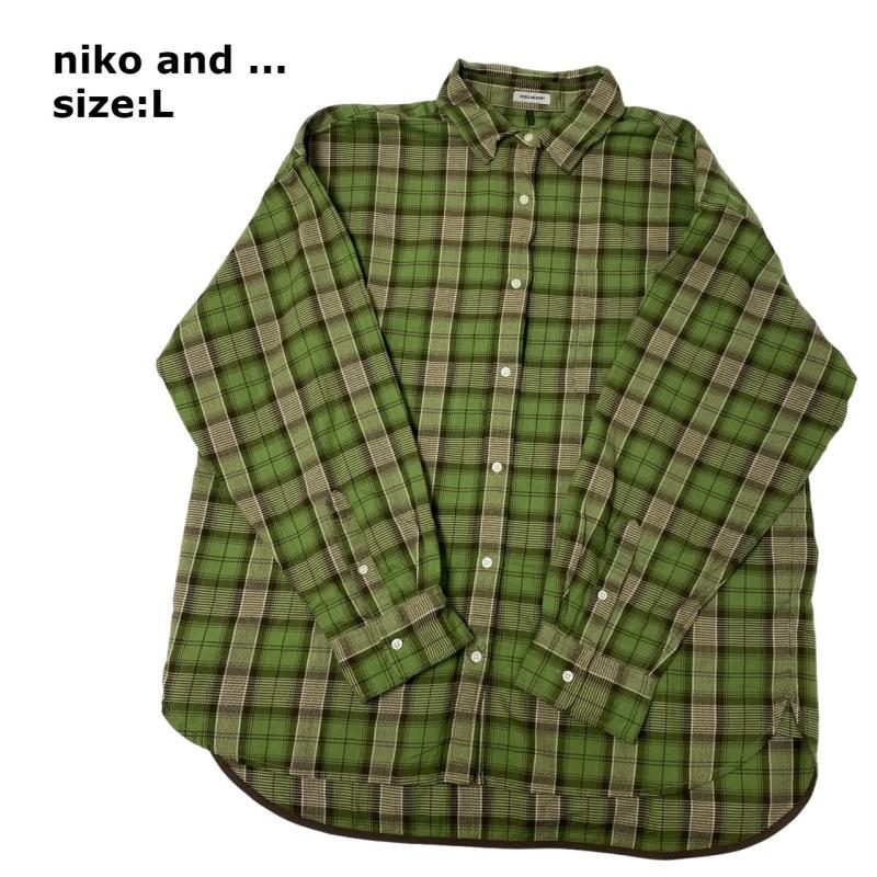 niko and... ニコアンド 長袖 シャツ、ブラウス Shirt, Blouse 40 ...