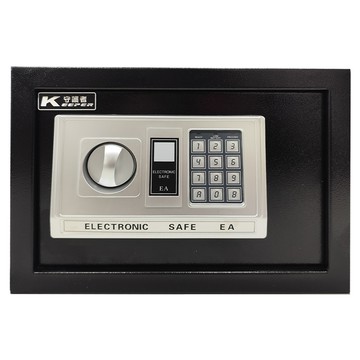 KEEPER SAFE BOX 家用密碼保險箱 內雙層A4可放  黑色