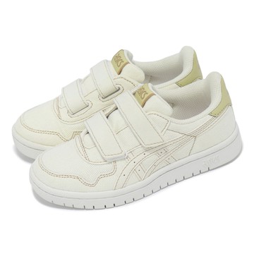 Asics 休閒鞋 Japan S PS 米白 中童 皮革 魔鬼氈 帆布 小朋友 童鞋 亞瑟士 1204A103100
