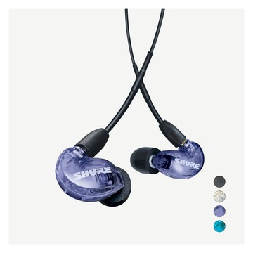 SHURE SE215專業監聽 耳道式耳機 紫色