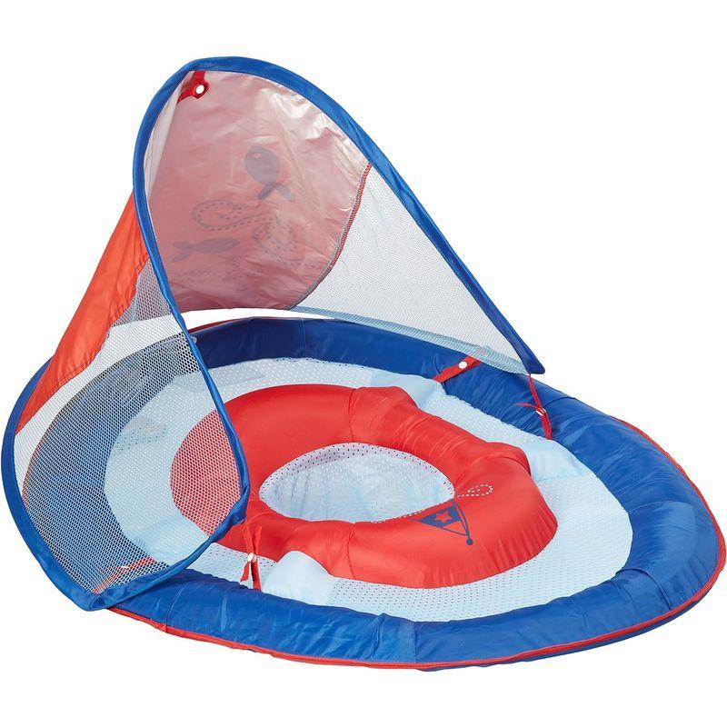 Swim Pool Games Baby Spring Float Canopy Boat Solid New 11606-2