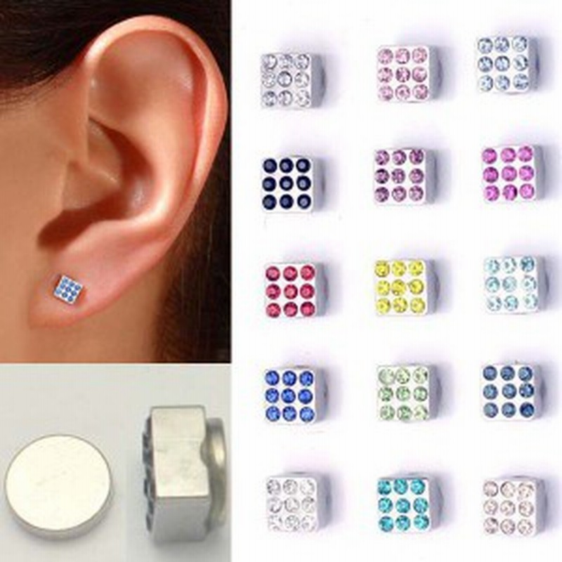 ボックスジュエルマグネットピアス 磁石 イヤリング 耳 軟骨 穴あけ不要 ステンレス 1個販売 磁石 マグピ メンズ レディース フェイクピ 通販 Lineポイント最大4 0 Get Lineショッピング
