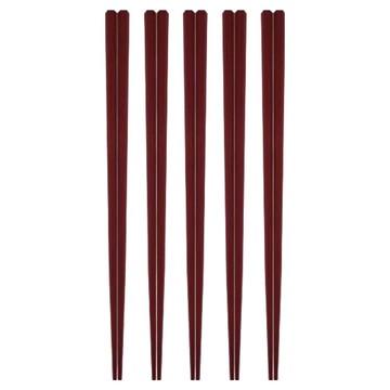 PERFECT 理想 品味六角合金筷  24cm 5雙  1組  咖啡色