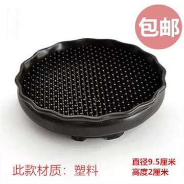 紫砂壺養壺盤干泡壺托壺承茶壺底座硅膠塑料壺墊茶寵墊座架隔熱墊