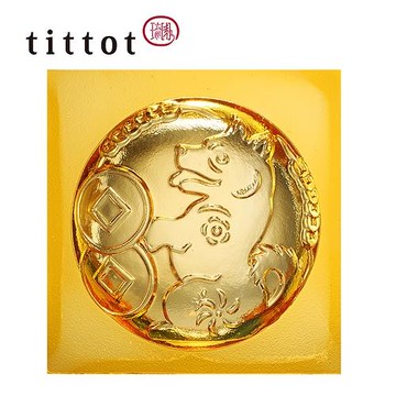 [tittot 琉園]旺財狗_擺飾_(金)