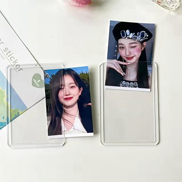 台灣現貨⭐硬卡套 透明卡套 雙面覆膜 咕卡套 小卡包材 卡套 愛豆小卡 B8硬卡套 證件套 識別證套 保護套 貴婦包裝