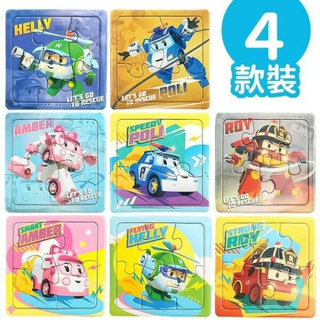 POLI 波力拼圖 3片~6片拼圖 PUZ0676 /一盒4款入(定150) 幼幼拼圖 波利 安寶 救援小隊 救援小英雄 羅伊【領券滿額再折千11/30止】