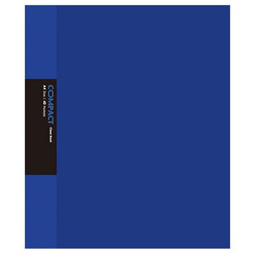 美加美 COMPACT 資料簿 藍 40入/個 AO2057【APP滿額下單10%點數(單一帳號最高5000點)】1/31止