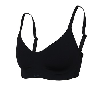 nike 女輕度支撐運動內衣-dri fit 韻律 瑜珈 運動背心 bra 黑灰