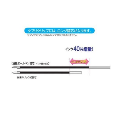 まとめ) ゼブラ 油性ボールペン タプリクリップ0.7mm 黒 （軸色 白