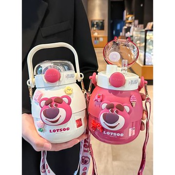 (免運)希樂保溫杯女生大容量2025新款高顏值大肚水杯可愛學生兒童