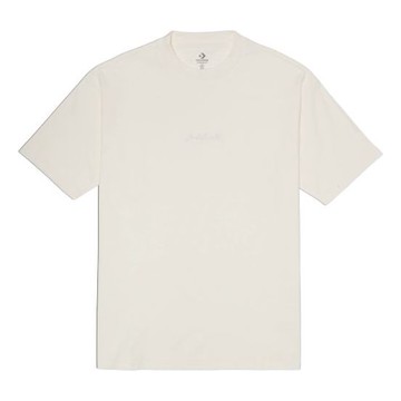 Converse Jack Purcell Washed Retro Loose Knit Short Sleeve Couple Style Creamy White