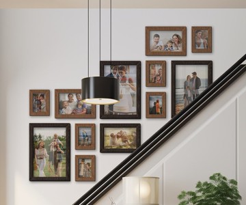 訂製相框拼貼木牆套裝多相框新家居裝飾