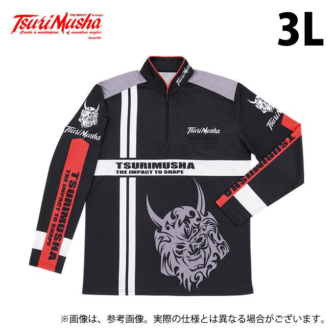 取り寄せ商品】 釣武者 ドライアジャスト Mushaジップシャツ