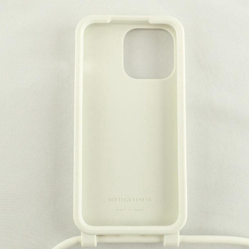 iPhone13Pro ボッテガヴェネタ スマホケース ホワイト Bottega Veneta iPhone 13 proケースホワイト美品