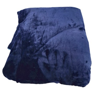 羊羔絨毯 法蘭絨 加厚保暖毯  200 x 150cm  午夜藍