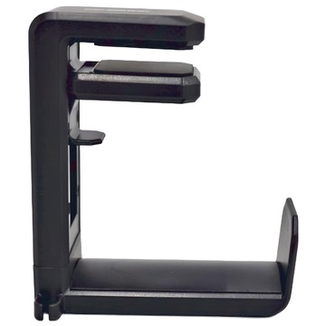 peripower 桌邊夾頭戴型耳機架  360° 旋轉  耳機線夾設計  適用多種桌型板材  MO-02  黑色  1個