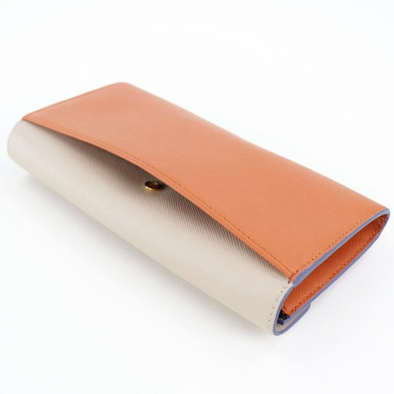 *MARNI*レザー バイカラーデザイン 長財布 2色展開 新入荷】☆MARNI/マルニ☆ 財布/バイカラー/二つ折り長財布