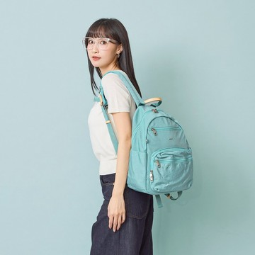 (蒂芬妮藍)必buy輕盈紙感旅行後背包33531