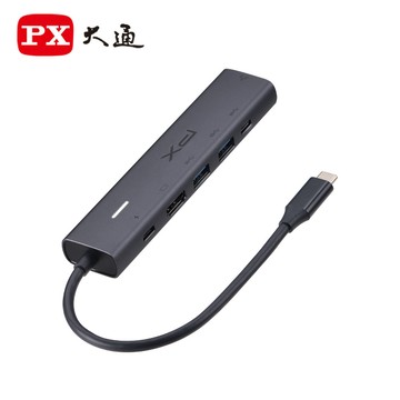 【PX大通】C6-21R USB TYPE C 6合1高畫質影音轉換器【三井3C】