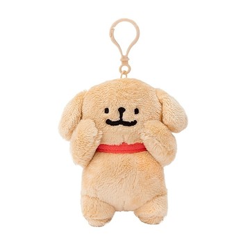 線條小狗 線條小狗絨毛吊飾-小金基礎款 CU23865
