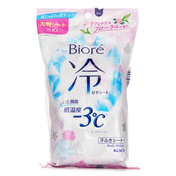 Biore 碧柔 冰涼身體清潔濕紙巾（花香型） 20's-美容工具