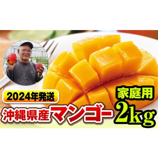 ふるさと納税 沖縄県 南風原町 濃厚な甘さの沖縄県産マンゴー2kg（家庭用）