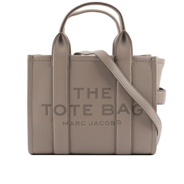 MARC JACOBS THE LEATHER TOTE 粒面皮革小款托特包/水泥灰