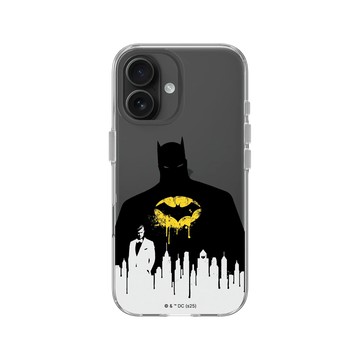iPhone 16 Clear Case（相機按鈕） 透明 - Batman 蝙蝠俠 - 守護高譚市