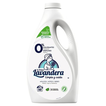 La Antigua Lavandera 無添加抗菌洗衣精  2.5L  1桶