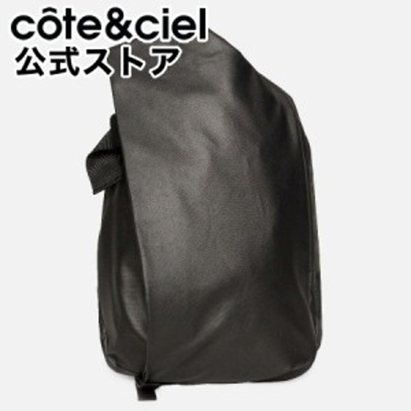 公式直営] cote&ciel コートエシエル ISAR M Coated Canvas Black ...