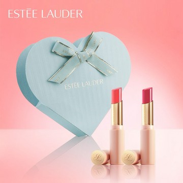 雙倍的滋潤，雙倍的情誼【Estee Lauder 雅詩蘭黛】水啵啵琉璃潤唇膏 任2禮盒 (共6色)💗| 護唇膏推薦 情人節禮物