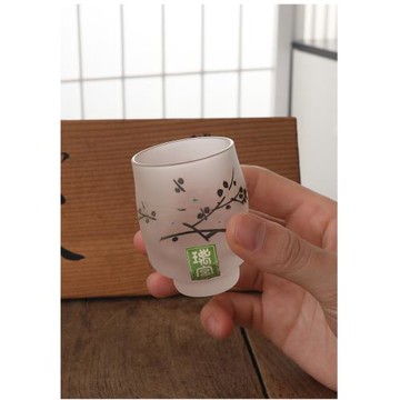 山桜美學茶器 日本製璃宮純手作玻璃杯 茶杯酒杯威士忌杯清酒杯子