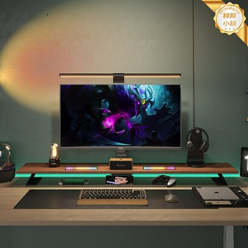 【桌面收納神器】顯示器增高架 電腦支架 顯示器支架 增高架 置物架 辦公桌收納 桌面整理 木質加厚 多檔調節 辦公學習必備