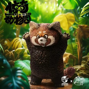【MOVE】動物星球 驚奇動物園 第1彈 小熊貓 模型 手辦 公仔