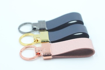 台灣手工 真皮 單環鑰匙釦 / 皮革鑰匙圈