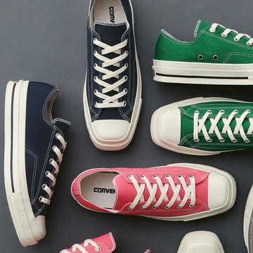 CONVERSE ALL STAR SQUARE TOE 深藍 方頭 帆布 休閒鞋 日本限定 匡威 31316151