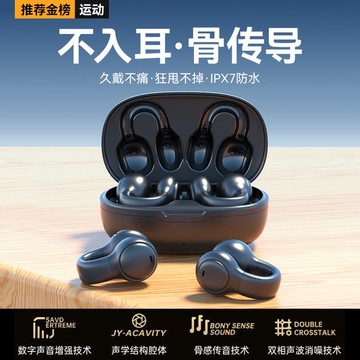 新品上市!!熱門爆品！！深圳睿禾科技藍牙耳機超長久戴不痛降運動續航無線 線骨傳導2025新款