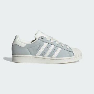 Adidas 愛迪達 Superstar W [IE3038] 女 運動休閒鞋 經典 復古鞋 貝殼頭 淺灰藍 白