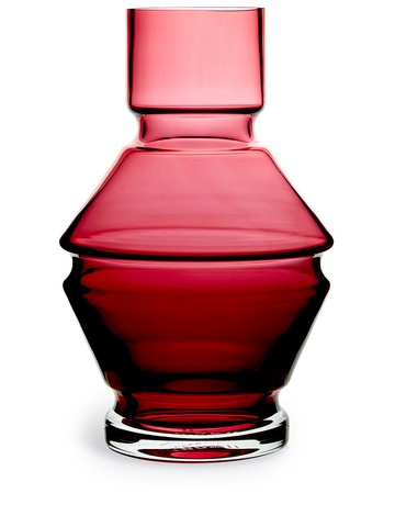 raawii - Relæ glass vase (26cm) - unisex - glass - One Size - Red